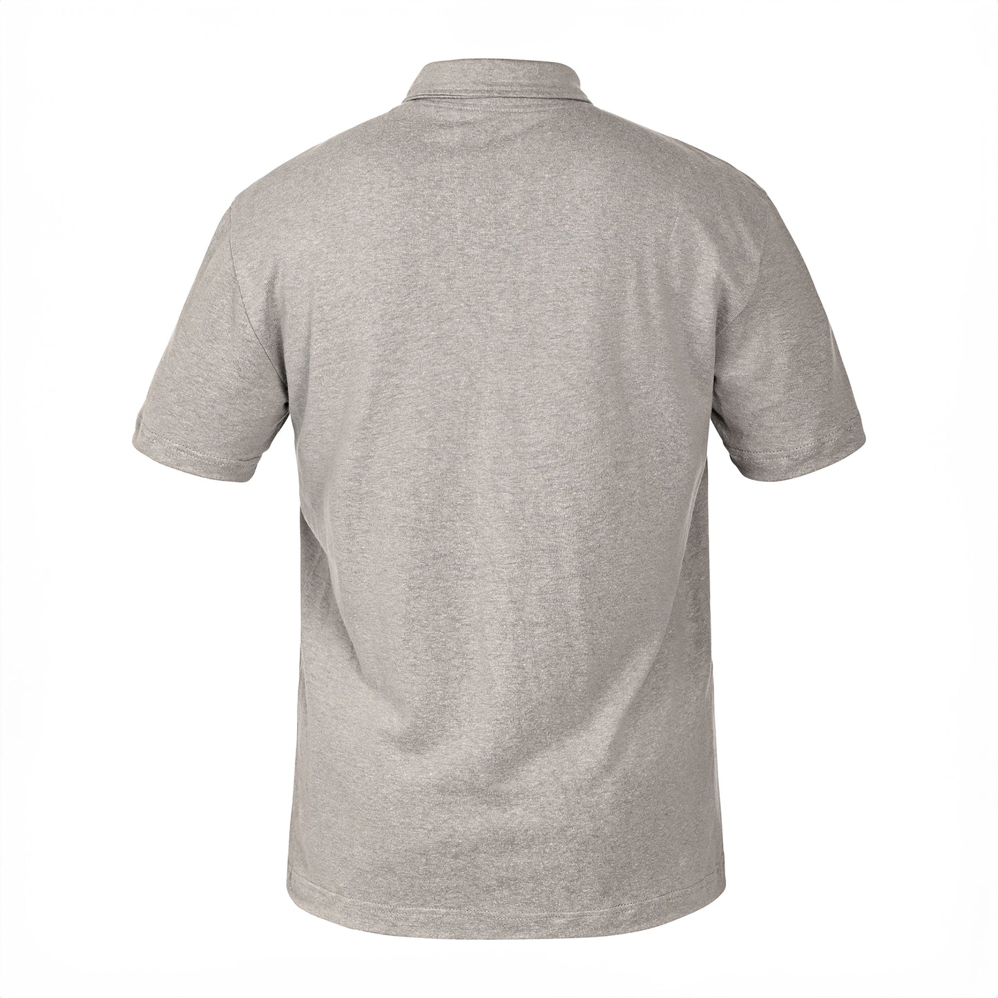 Men's Hemp Polo Shirt Grey