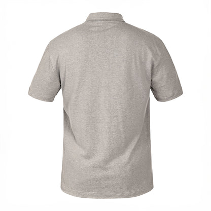 Men's Hemp Polo Shirt Grey